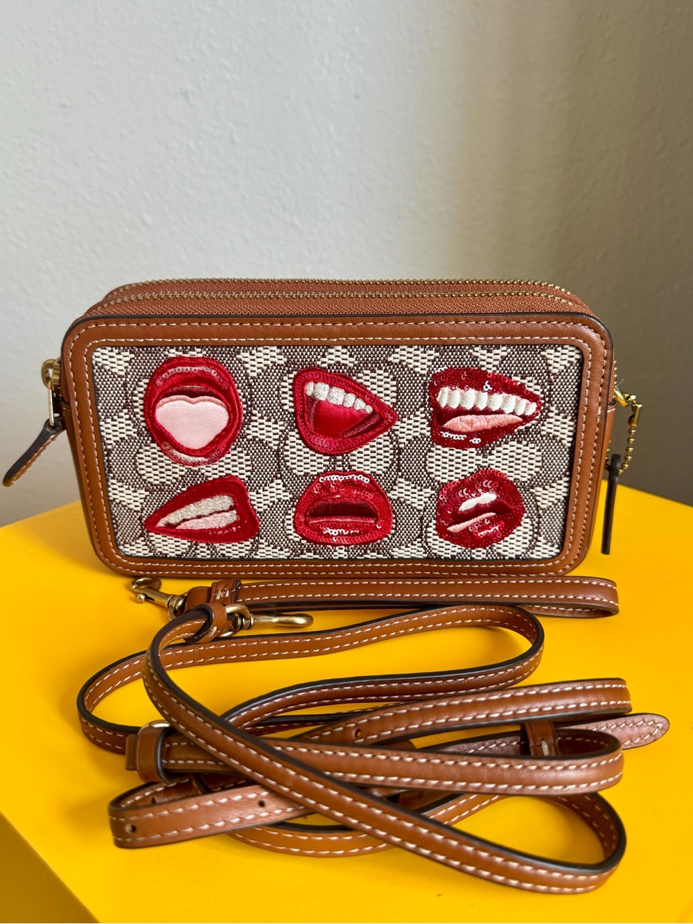 Coach x Tom Wesselmann Kira Crossbody in Signature Textile Jacquard